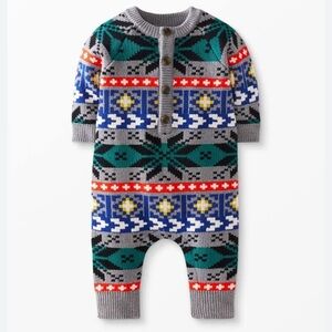 Hanna Andersson Multicolor Patterned Kids One Piece